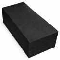 Servilletas de Papel Punta Punta 40x40cm Plegado 1/8 Negras (30 Uds)