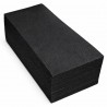 Servilletas de Papel Punta Punta 40x40cm Plegado 1/8 Negras (30 Uds)
