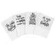 Servilletas de Papel Miniservis con Frases 17x17cm (100 Uds)