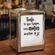 Servilletas de Papel Miniservis con Frases 17x17cm (100 Uds)