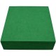 Servilletas de Papel Punta Punta 40x40cm Verdes (50 Uds)