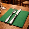 Servilletas de Papel Punta Punta 40x40cm Verdes (50 Uds)
