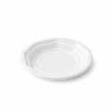 Platos de Plástico Blancos Pequeños 14cm (100 Uds)   