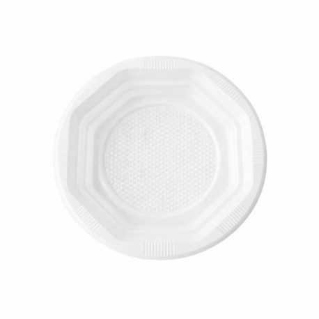 Platos de Plástico Blancos Pequeños 14cm (1.600 Uds) 