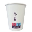 Vasos de Cartón Blanco 240ml Ø8cm (1.000 Uds)