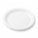 Platos de Plástico Llano Blancos 20,5cm (1.000 Uds) 