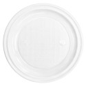 Platos de Plástico Blancos 22cm (Caja 800 Uds) 