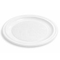 Platos de Plástico Blancos 22cm (Caja 800 Uds) 