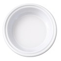 Platos de Plástico Hondos Blancos 20,5cm (100 Uds)