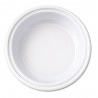 Platos de Plástico Hondos Blancos 20,5cm (100 Uds)
