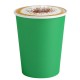 Vasos de Cartón Verdes 260ml Ø7,7cm (10 Uds)