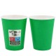 Vasos de Cartón Verdes 260ml Ø7,7cm (1.200 Uds)