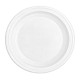 Platos de Plástico Llano Blancos 20,5cm (1.000 Uds) 
