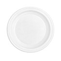 Platos de Plástico Postre Blancos 17cm (100 Uds)