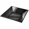 Platos de Plástico Hondos Cuadrados Negros 17cm (25 Uds) 