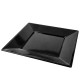  Platos de Plástico Cuadrados Negros 23cm (600 Uds) 