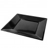  Platos de Plástico Cuadrados Negros 23cm (600 Uds) 