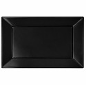  Bandejas de Plástico Negras 33 x 22,5cm (350 Uds) 