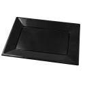 Bandejas de Plástico Negras 33 x 22,5cm (25 Uds) 