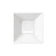  Cuencos de Plástico Cuadrados Blancos 12cm (12 Uds) 
