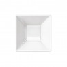  Cuencos de Plástico Cuadrados Blancos 12cm (12 Uds) 