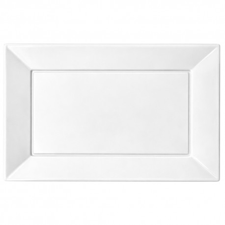Bandejas de Plástico Blancas 33 x 22,5cm (25 Uds) 