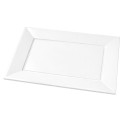 Bandejas de Plástico Blancas 33 x 22,5cm (25 Uds) 