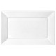 Bandejas de Plástico Blancas 33 x 22,5cm (350 Uds) 