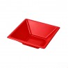  Cuencos de Plástico Cuadrados Rojos 12cm (576 Uds) 