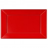 Bandejas de Plástico Rojas 33 x 22,5cm (3 Uds) 