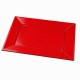 Bandejas de Plástico Rojas 33 x 22,5cm (3 Uds) 