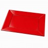 Bandejas de Plástico Rojas 33 x 22,5cm (144 Uds) 