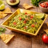 Platos de Plástico Hondos Cuadrados Dorados 17cm (4 Uds) 