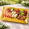 Bandejas de Plástico Doradas 33 x 22,5cm (Caja 96 Uds) 
