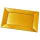 Bandejas de Plástico Doradas 33 x 22,5cm (2 Uds) 