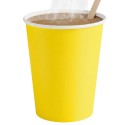 Vasos de Cartón Amarillos 260ml Ø7,7cm (1.200 Uds)