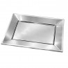 Bandejas de Plástico Plateadas 33 x 22,5cm (2 Uds) 