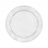 Bandeja de Plástico Redonda Reutilizable Transparente 20cm (1 Uds)