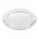 Bandeja de Plástico Redonda Reutilizable Transparente 20cm (1 Uds)
