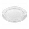 Bandeja de Plástico Redonda Reutilizable Transparente 20cm (1 Uds)