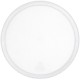 Bandeja Redonda de Plástico PS Lux Transparente Reutilizable 34cm (1 Uds)