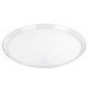 Bandeja Redonda de Plástico PS Lux Transparente Reutilizable 34cm (1 Uds)