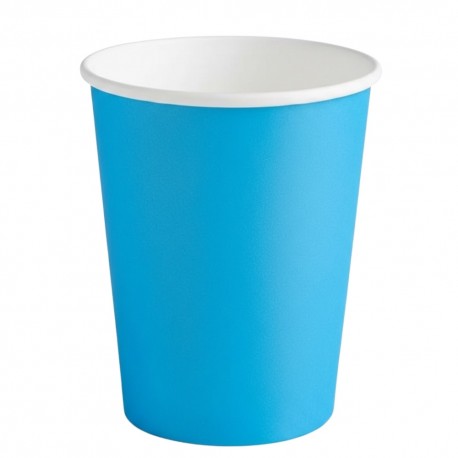 Vasos de Cartón Azules 260ml Ø7,7cm (1.200 Uds)