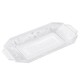 Bandeja de Plástico Reutilizable Transparente 28,5 x 14,5cm (1 Uds)