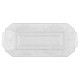 Bandeja de Plástico PS Lux Transparente Reutilizable 37x14,5cm (1 Uds)