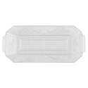 Bandeja de Plástico PS Lux Transparente Reutilizable 37x14,5cm (1 Uds)