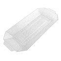 Bandeja de Plástico PS Lux Transparente Reutilizable 37x14,5cm (1 Uds)