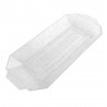 Bandeja de Plástico PS Lux Transparente Reutilizable 37x14,5cm (1 Uds)