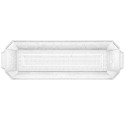 Bandeja de Plástico Reutilizable Transparente 35 x 25cm (1 Uds)