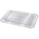 Bandeja de Plástico Reutilizable Transparente 28 x 23cm (1 Uds)